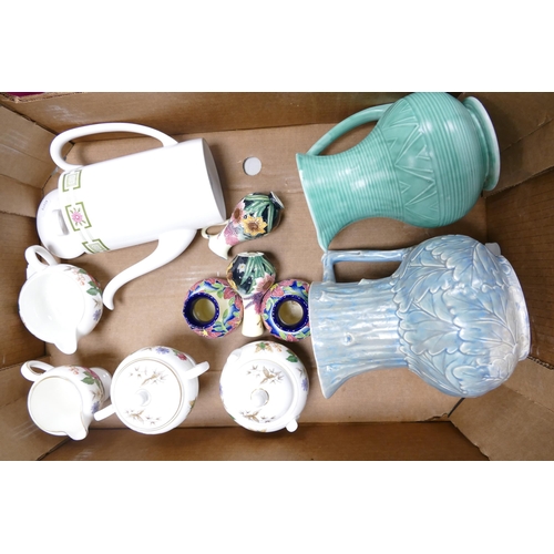 68 - A mixed collection of items to include Old Tupton vases, Susie cooper coffee pot, Wedgwood Charnwood... 