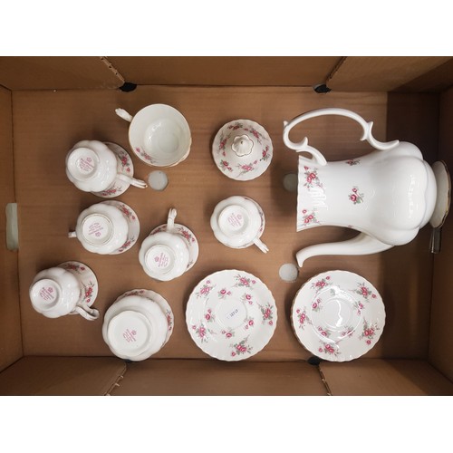 88 - Richmond 'Rose Time' pattern coffee ware items to include coffee pot, 6 coffee cups, 6 saucers and a... 