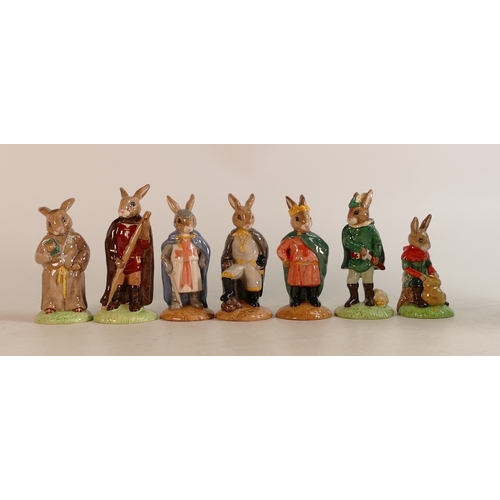 245A - Royal Doulton Bunnykins Robin Hood series: Friar Tuck DB246, Prince John DB266, Sheriff of Nottingha... 