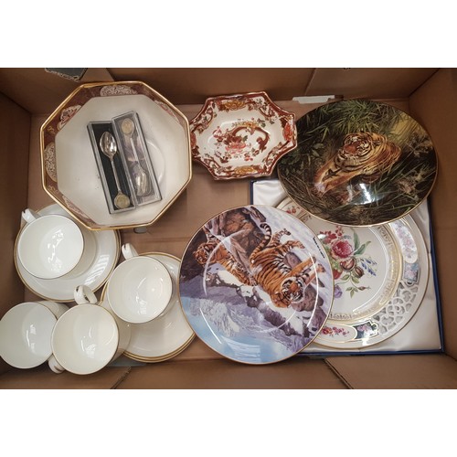 95 - A mixed collection of items to include Mason's Penang fruit bowl, Mason's Brown Velvet candy dish, S... 