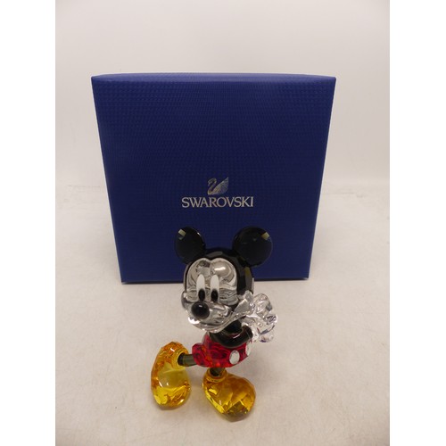 102 - Swarovski Crystal Disney Figure 'Mickey Mouse' (In Original Box)