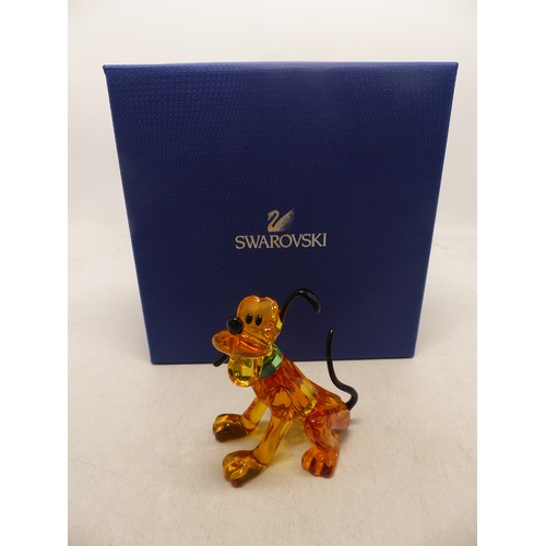 104 - Swarovski Crystal Disney Figure 'Pluto' (No certificate - In Original Box)