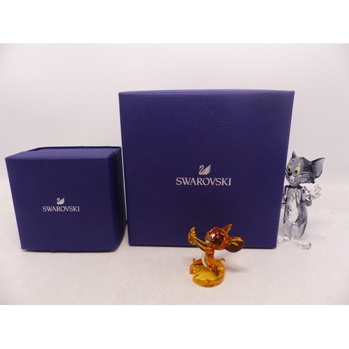 110 - Swarovski Crystal 'Tom and Jerry' Figures (2) (In Original Boxes)
