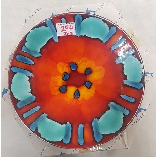 Poole Pottery 25cm Charger in the 'Volcano' design