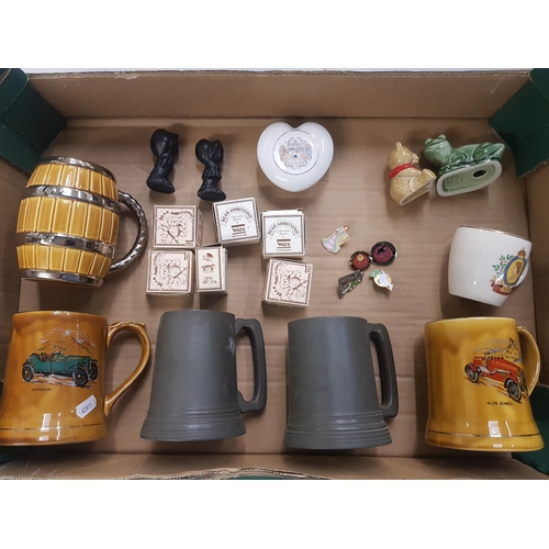 310 - Mixed Collection of Items to include Wade Tankards, Wade Captain Hook Figure, Boxed Wade Bear Ambiti... 