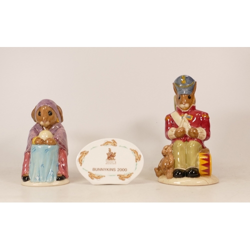 440 - Royal Doulton Toby Bunnykins to include Toy Soldier D7185 (with Cert), Fortune Teller DB7157 (with c... 