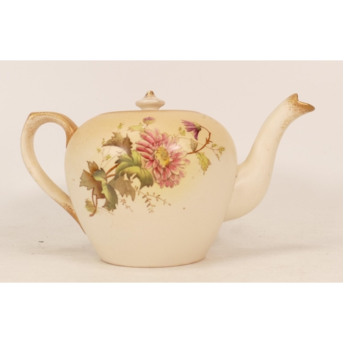 169 - Carlton Ware Chrysanthemum teapot