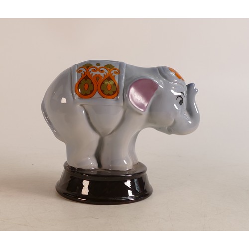 5 - Wade unusual moneybox of an Elephant standing on a drum, h.13.5cm.