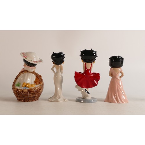 18 - Wade Betty Boop limited edition figures to include Springtime, Rose, Red Cool Breeze and Material Gi... 