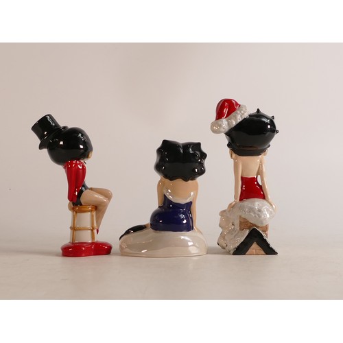 37 - Wade Betty Boop figures Ring Master, Christmas Cheer, Christmas Time, Wisconsin 1997, Betty Boop in ... 