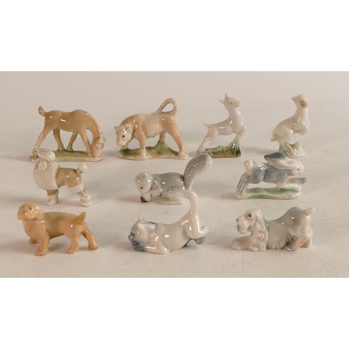 65 - A collection of Wade First Whimsies to include English Animals set 1 & 2 (10)