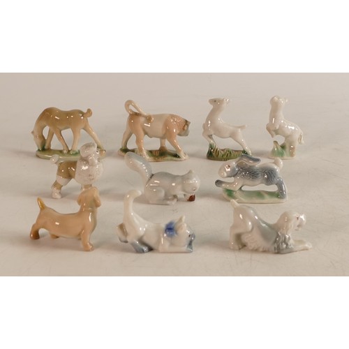 65 - A collection of Wade First Whimsies to include English Animals set 1 & 2 (10)