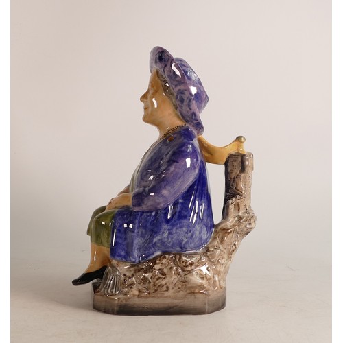 108 - Peggy Davies The Late Queen Mother toby jug. Artist original colourway 1/1 by Victoria Bourne