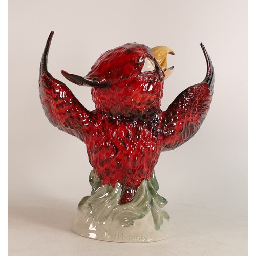 109 - Peggy Davies (Phoenix series) The Phoenix grotesque bird figure modelled by Robert Tabbenor, limited... 