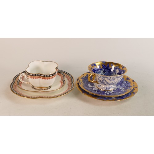 210 - Two pleasant Coalport trios, (cups, saucers and plates).