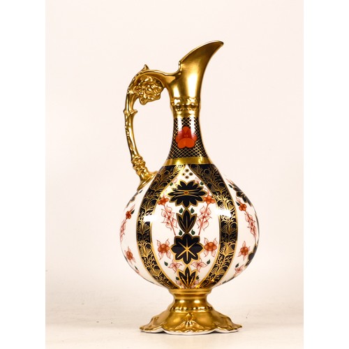 226 - Royal Crown Derby 1128 Imari pattern ewer, height 25.5cm