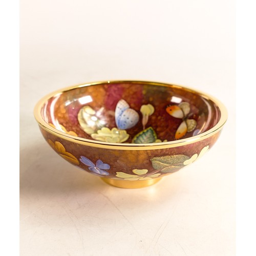 412 - Elliot Hall enamelled Butterfly Oasis bowl by Marie Graves. Limited edition 15/25. Boxed with certif... 