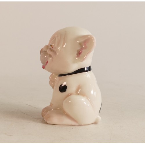 443 - Royal Worcester model of Bonzo dog, by Frederick Gertner 2855, c1930 with Puce marks, h.8cm.