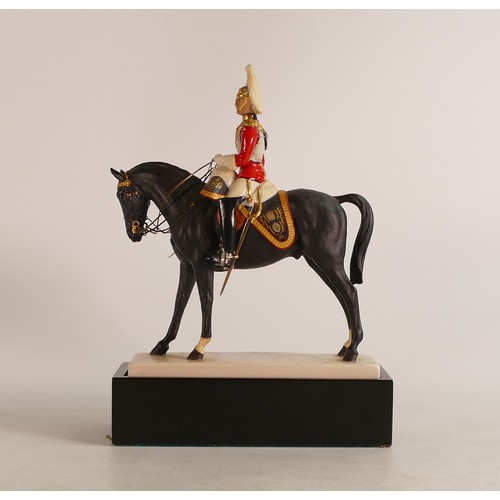 447 - Royal Worcester model of an Officer of The Life Guards, modelled by Doris Lindner. Limited edition 6... 