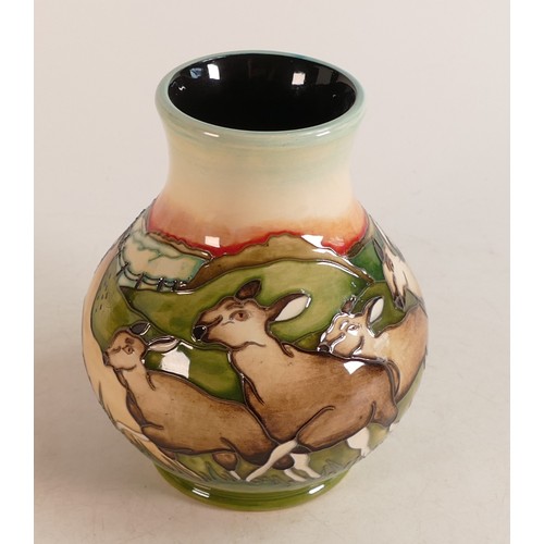 624 - Moorcroft Cheviot Sheep vase (from the countryside collection). Limited edition 35/40. Signed by Ker... 