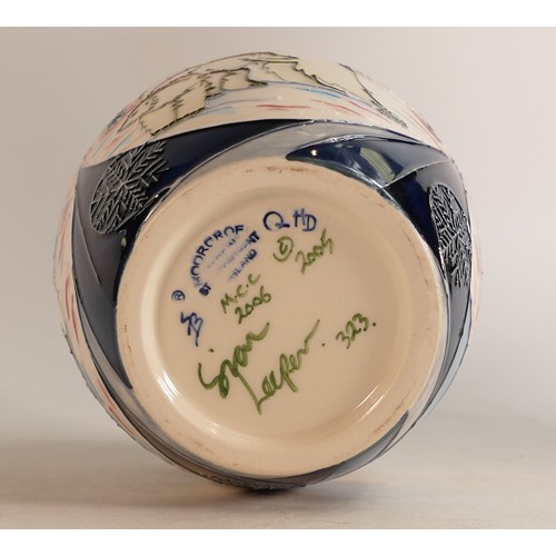 650 - Moorcroft Collectors Club Artic Tundra pattern Ginger Jar, dated 2005, signed Sian Leeper, numbered ... 