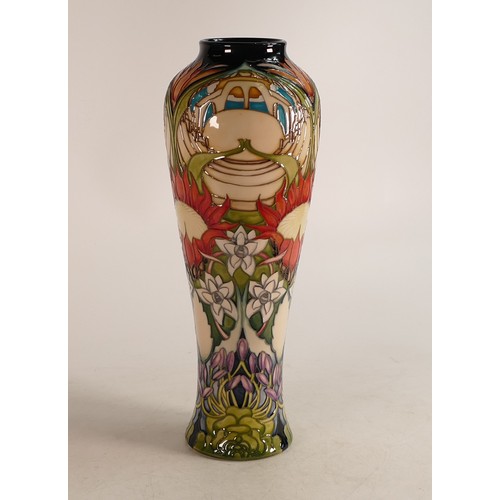 668 - Moorcroft Cornish Rhapsody vase from the West Country collection, signed by designer Vicky Lovatt. L... 