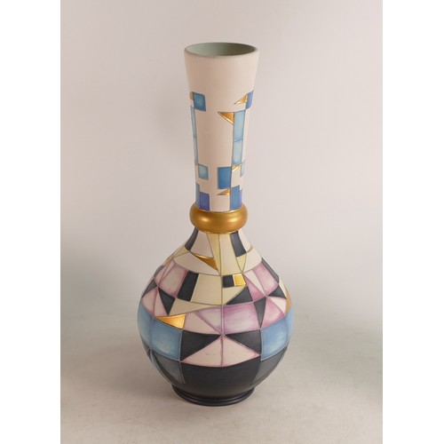 676 - Moorcroft sister company Design Consort Nite vase by designer Emma Bossons, height 36cm