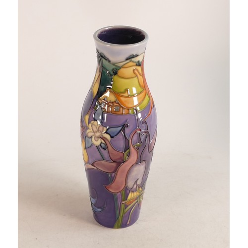 693 - Moorcroft Lavenham vase by Jeanne Macdougall, signed by designer and dated 30/5/99 for the open week... 