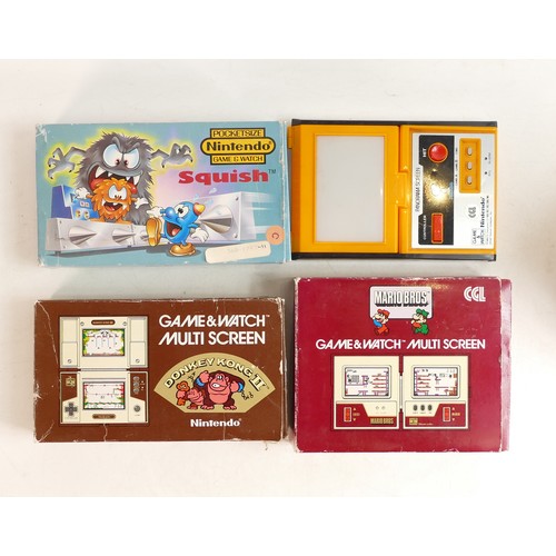 Nintendo Multi-Screen Game & Watch, Squish M-61, Squish SM-91 (Front ...