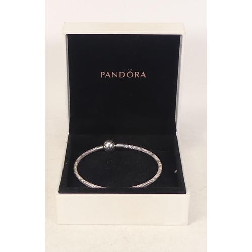 756 - Pandora Silver bracelet,8.1g,boxed.