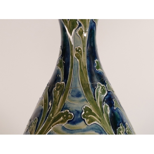 694 - A William Moorcroft (1872-1945) rare Carp vase c1902, signed in green. W MOORCROFT DES,
Tube-lined, ... 