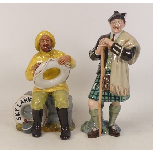 347 - Royal Doulton figures The Laird HN2361 and The Boatman HN2417 (2) (seconds)