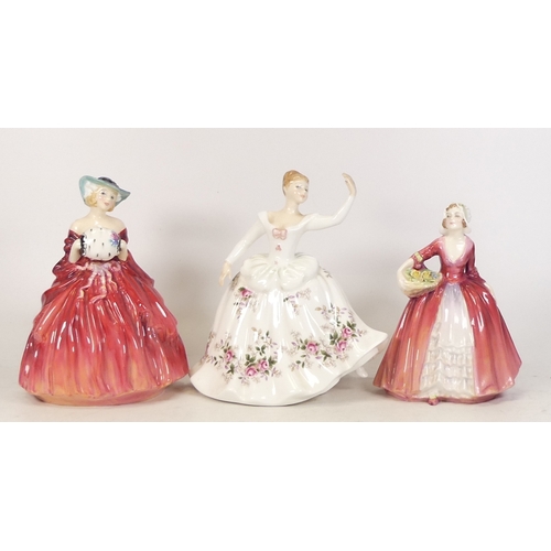 356 - Royal Doulton lady figures Genevieve HN1962, Shirley HN2702 and Janet HN1537 (3)