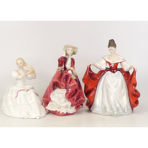 357 - Royal Doulton lady figures Sara HN2265, Top O' the Hill HN1937 and Jean HN2710 (3)