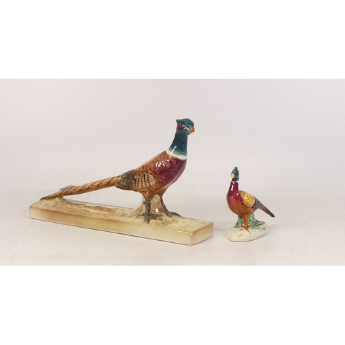 360 - Beswick Pheasant 1774 together with similar example