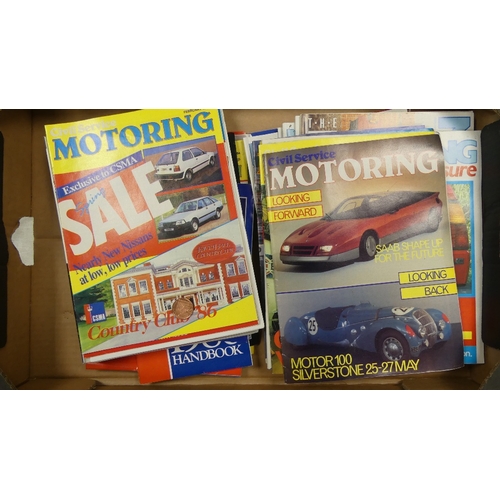 418 - A Collection of Motoring Magazines to inlcude Civil Service Motoring, Motoring and Leisure, Civil Se... 