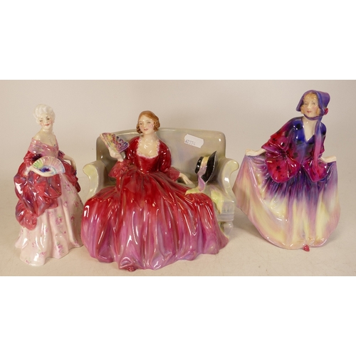 167 - Three Royal Doulton Fleurette HN1587, Sweet & Twenty HN1298 and Sweet Anne HN1496 (3)