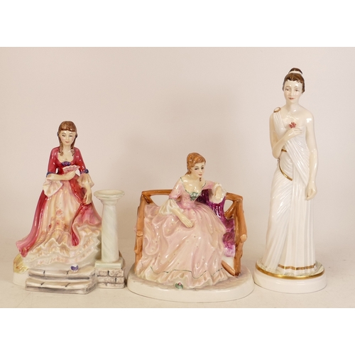 187 - Three Elegance Fine China England Figures to include Valerie, Georgina and Secret Love (3)