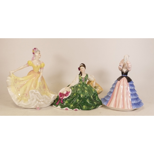 191 - Three Royal Doulton Lady Figures Ninette HN2379, Elyse HN2474 and Pretty Ladies Susan HN4777 (3)