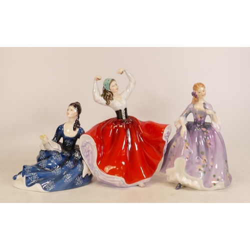 192 - Three Royal Doulton Nicola HN2839, Karen HN2388 and Rosalind HN2393 (3)