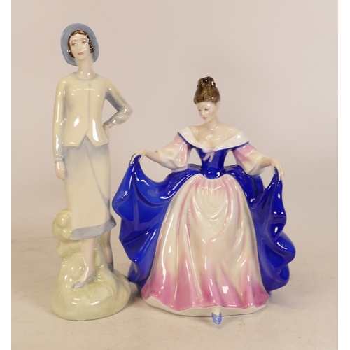 196 - Two Royal Doulton Lady Figures to include Sara HN3308 and Sophie HN3791 (2)