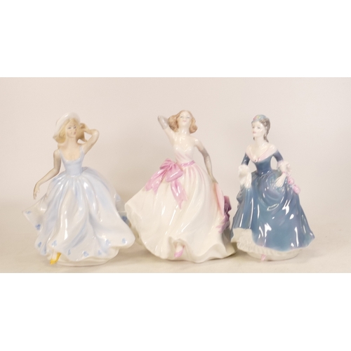 229 - Three Coalport Ladies of Fashion Figures to include Young Love, Regina and Debbie (thumb a/f) (3)