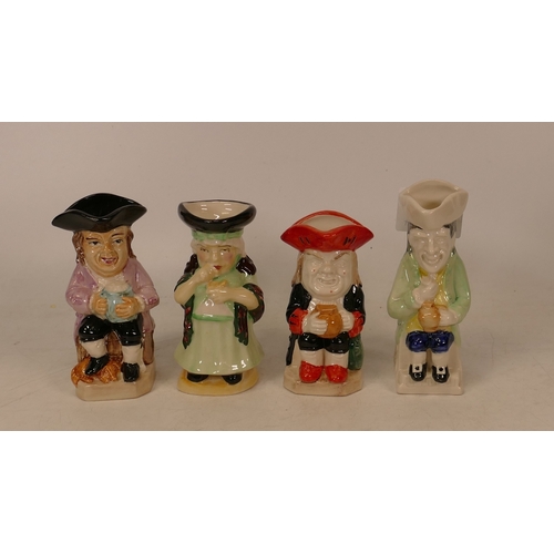 164 - Kevin Francis Guild Issue Small Toby jugs, boxed, height of tallest 11cm (4)