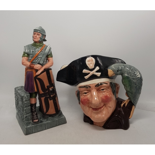 242 - Royal Doulton character figure The Centurion HN2726 (1st) together with a large Royal Doulton charac... 