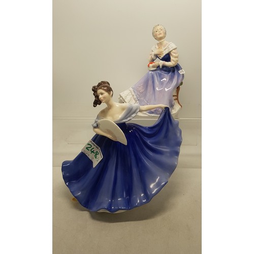 248 - Royal Doulton Lady Figures Elaine HN2791 & Happy Anniversary HN3097 (2)