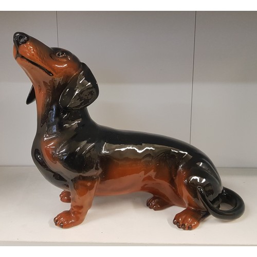 578 - Beswick fireside large Dachshund figure, model 2286.