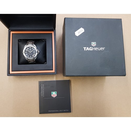 598A - Tag Heuer Autoracer WAY1110 quartz watch, 300m, original box and booklet, new battery required and t... 