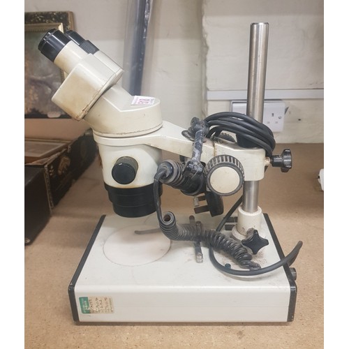 518 - A Gallenkamp Binocular Microscope. Untested Condition.