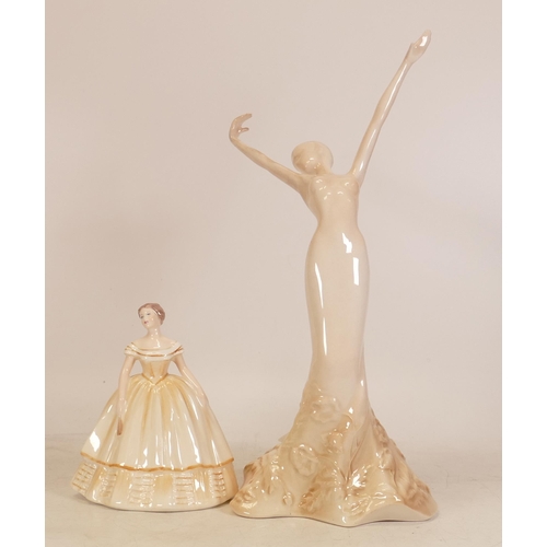 302 - Two Coalport Lady Figures to include Music and Dance Cadenza together with Small Lady Figure (2)