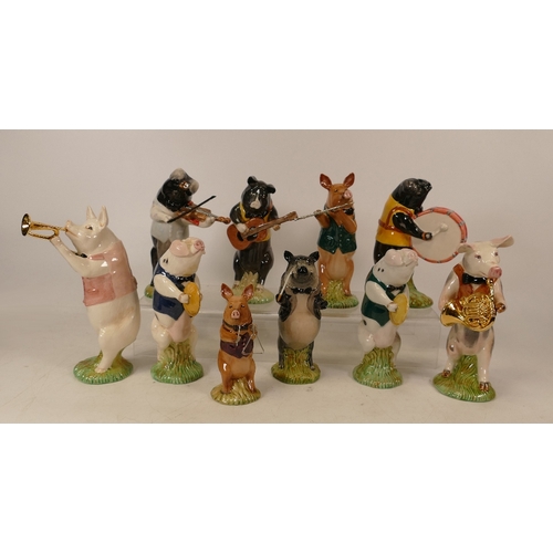 200 - Beswick Pig Promenade band to include Richard PP8, Christopher PP9, Michael PP6, John PP1, Matthew P... 